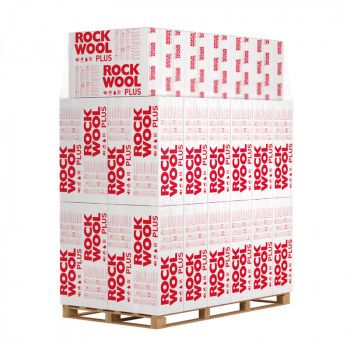 Минеральная вата ROCKWOOL Rockmin PLUS 100 мм базальтовая вата Роквул Рокмин плюс